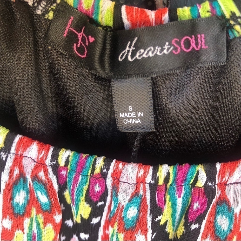 Multicolor dress new with tags! Size small Juniors; HeartSoul - Picture 4 of 4